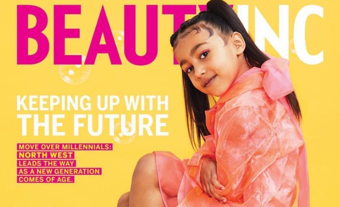 North West Scores Her First Magazine Cover At Only Five