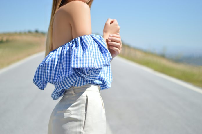Wearing gingham this summer