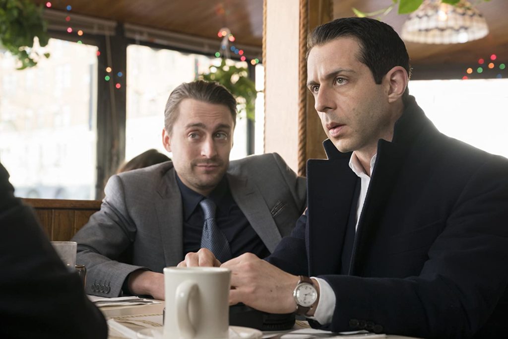 Kieran Culkin and Jeremy Strong in "Succession"