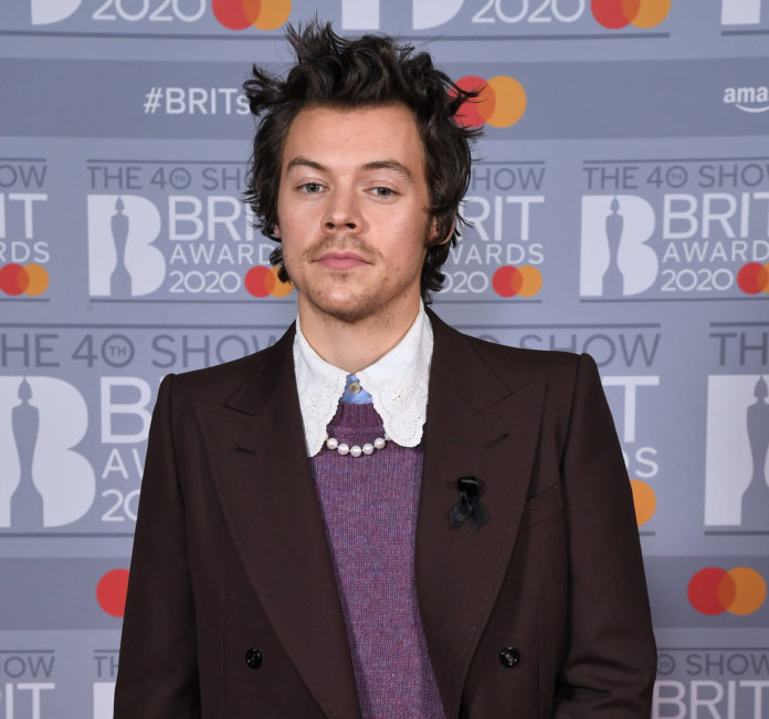 Harry Styles at the 2020 BRIT awards.