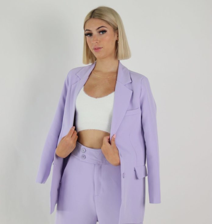 Suit sets and pastel. Spring fashion trends.