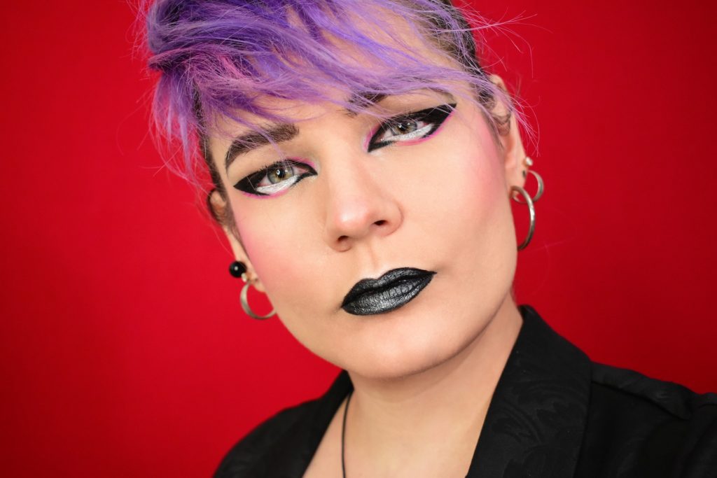 Punk eye makeup. The '80s trend making a huge comeback.