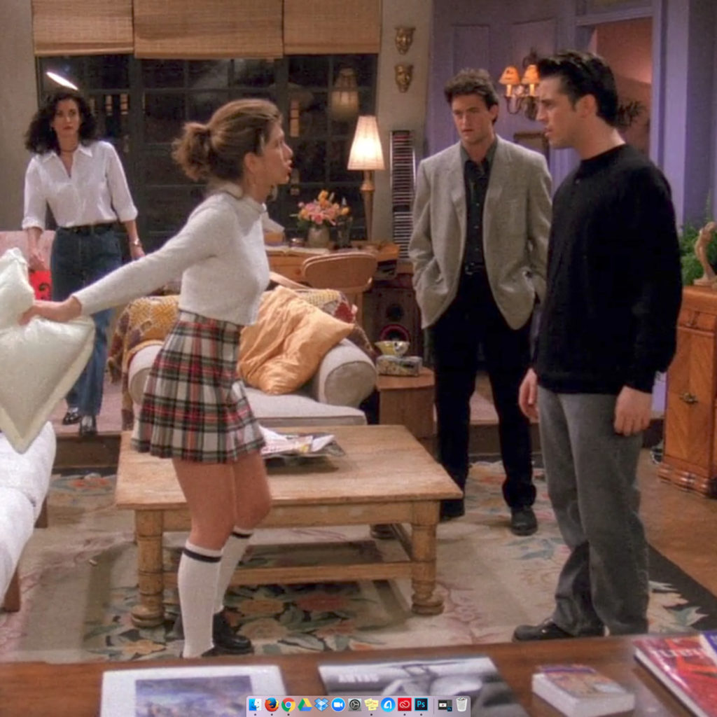 Iconic looks from "Friends"