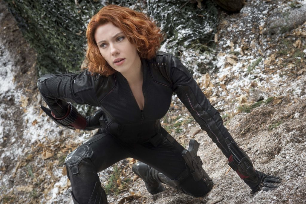 Scarlett Johansson as Black Widow in "Avengers — Age Of Ultron."
