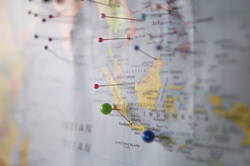 A travel map