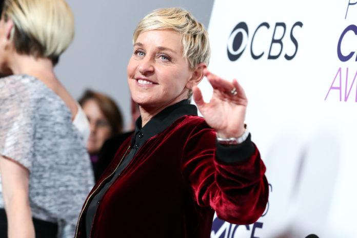 Ellen DeGeneres at the 43rd Annual People's Choice Awards in 2017.