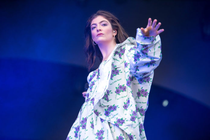 Lorde at All Points East Music Festival in London, UK in 2018.