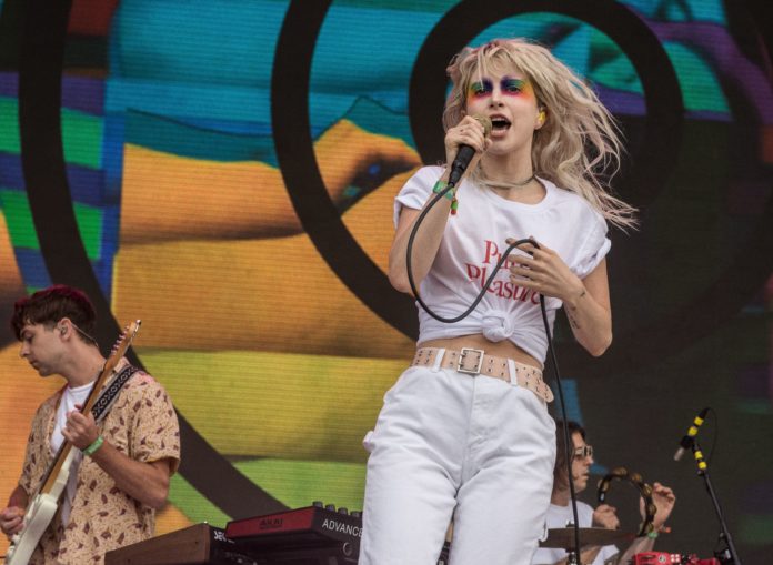 Paramore's Hayley Williams at Bonnaroo Music and Arts Festival in 2018.