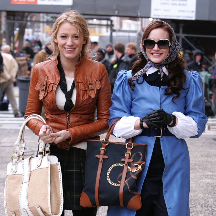 Blake Lively and Leighton Meester in 