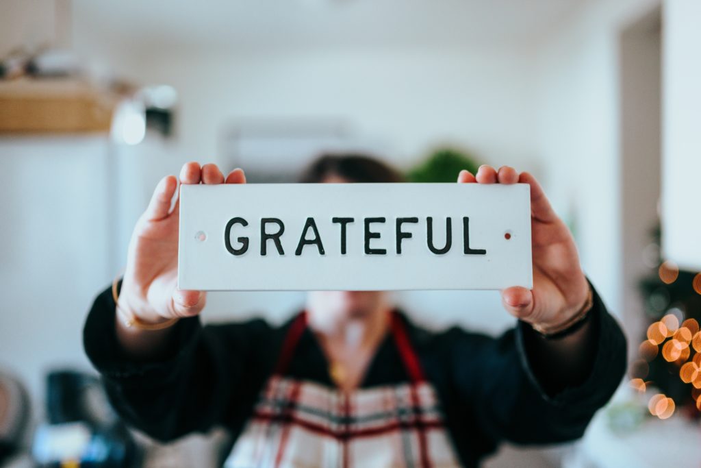 Practice gratefulness