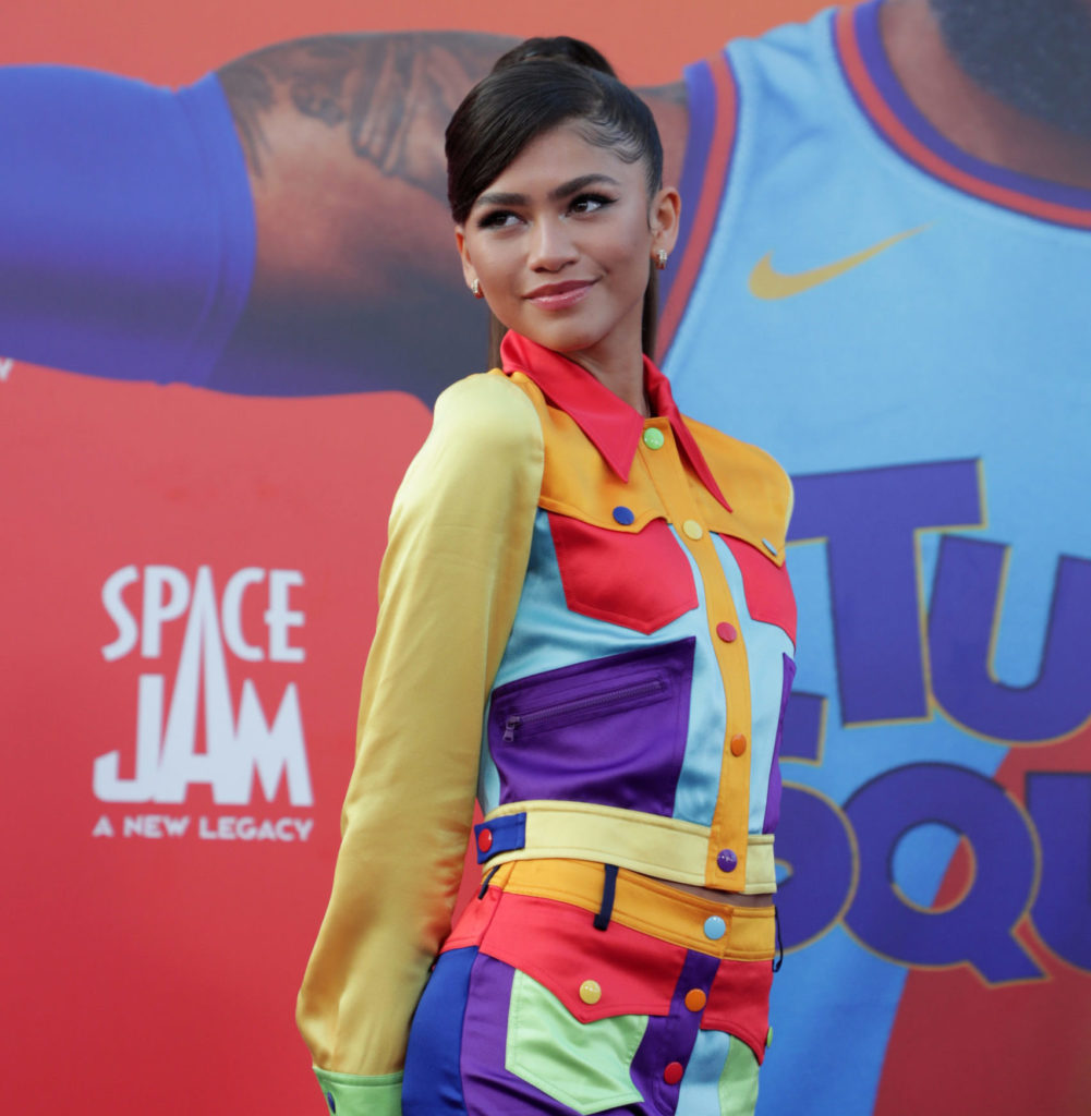 Zendaya at the "Space Jam: A New Legacy" world premiere in July.