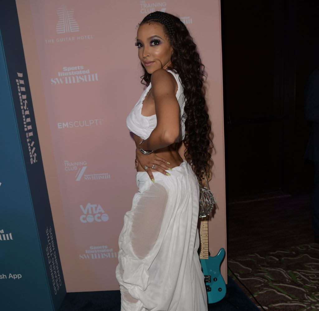 Tinashe at the "Sports Illustrated Swimsuit" celebrates 2021 issue release.