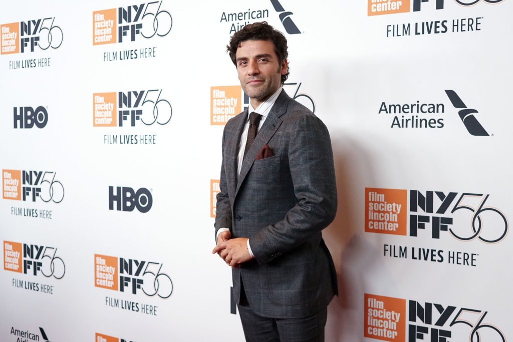 Oscar Isaac at the North American Premiere of "At Eternity's Gate" in 2018.