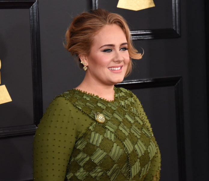 Adele at the Grammys in 2017.