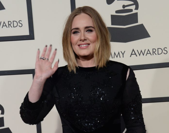 Adele at the Grammys in 2016.