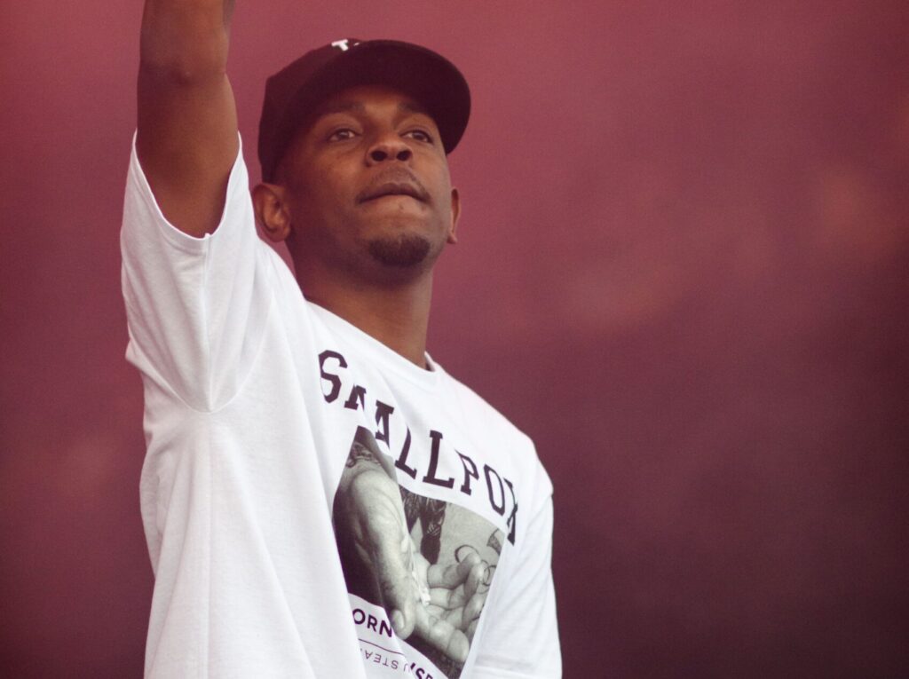 Kendrick Lamar at Lollapalooza Festival in August 2023