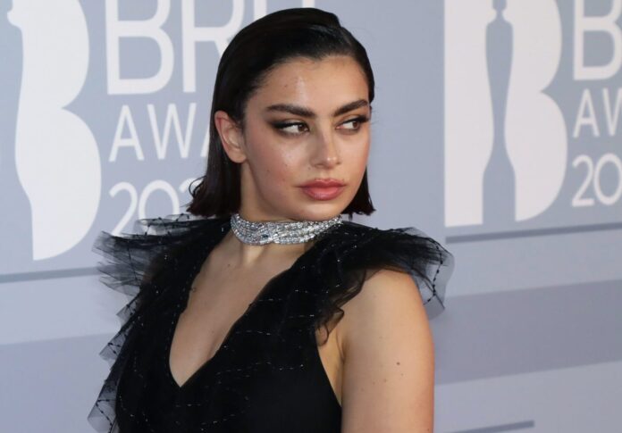 Charli XCX at the 40th Brit Awards in 2020