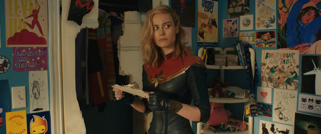 Brie Larson in "The Marvels"