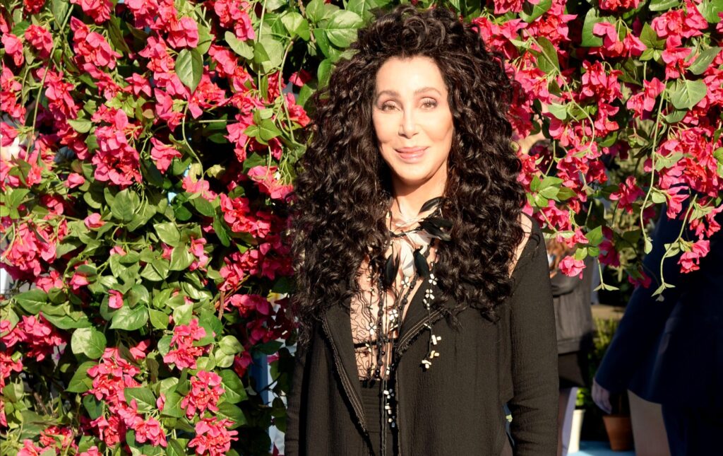 Cher at the "Mamma Mia! Here We Go Again" film premiere in 2018