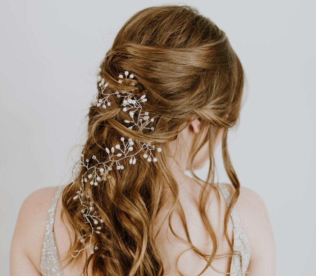 Half-up hair