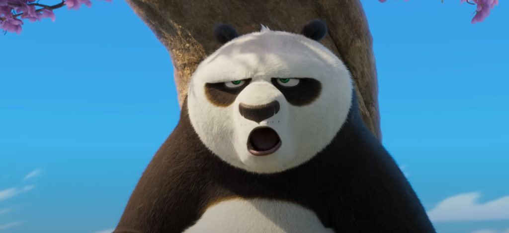 Jack Black in "Kung Fu Panda 4"