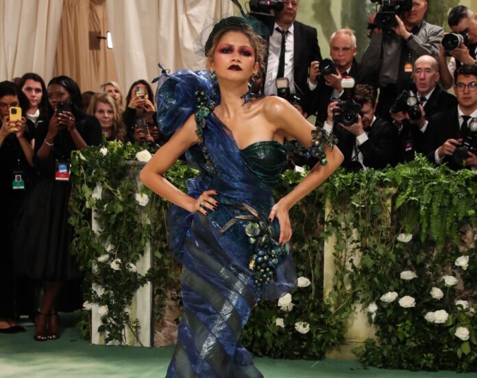 Zendaya at the Metropolitan Museum of Art's Costume Institute Benefit, celebrating the opening of the Sleeping Beauties: Reawakening Fashion in May 2024