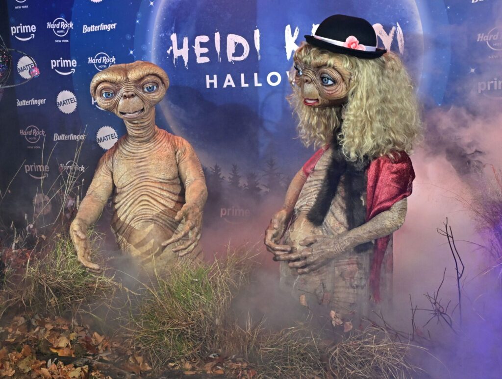 Tom Kaulitz and Heidi Klum at the 23rd Annual Heidi Klum Halloween Party in October 2024
