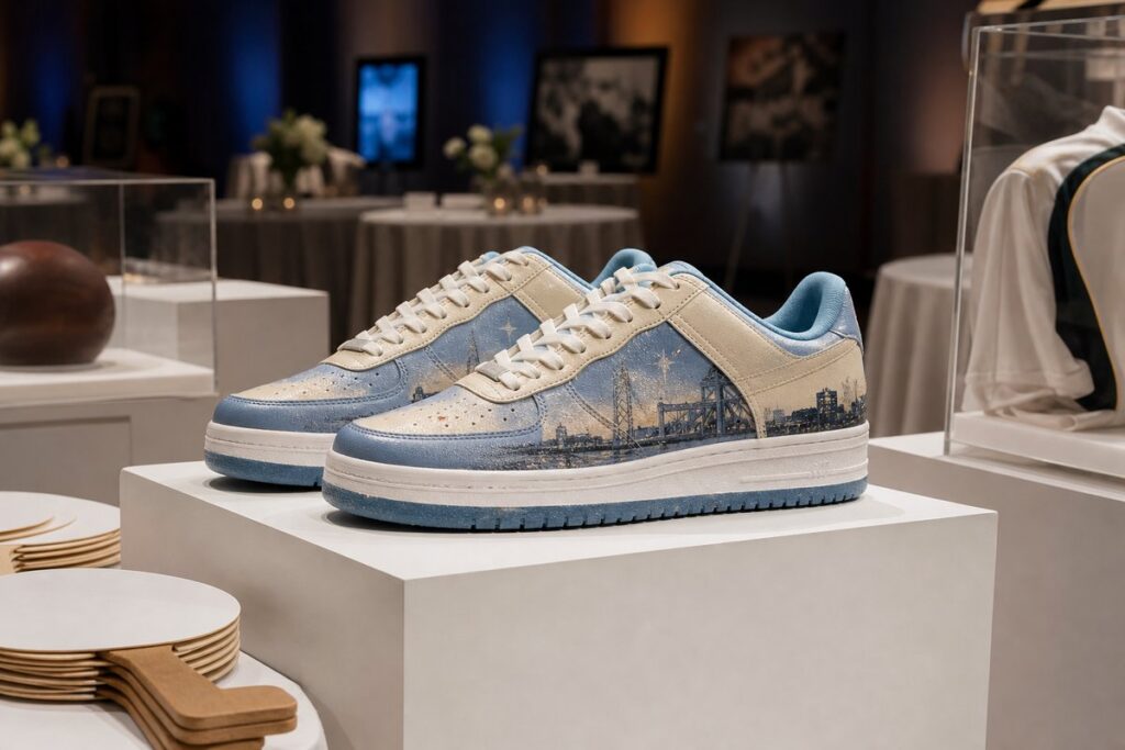 Justin Bieber’s World Cup Final Sneakers Bring in Nearly $30K at Charity Auction, BTS Items Top $300K