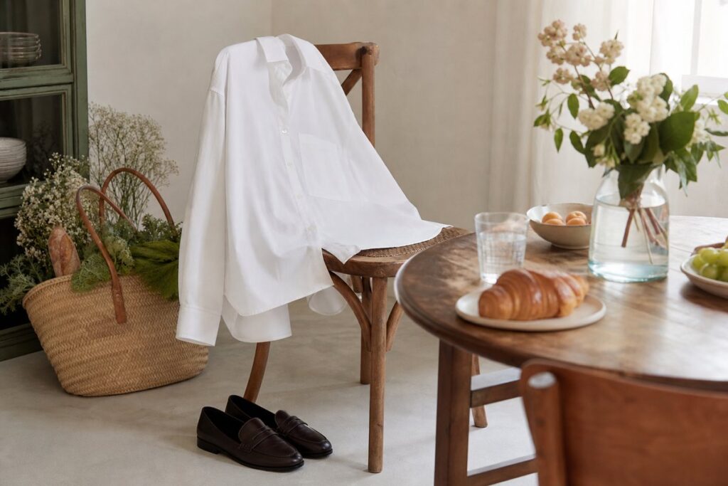 Why the Sézane Max Shirt Is the Button-Up That Fits Every Foodie Errand