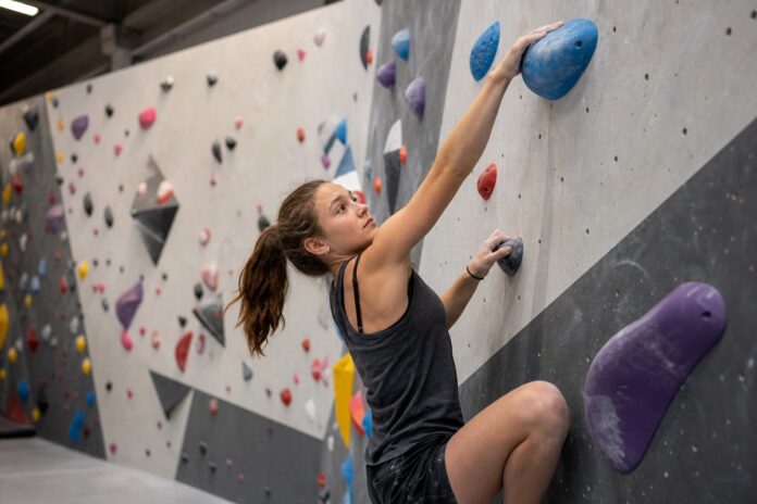 Teen climber Mary Falconer sets sights on 2028 Olympic debut